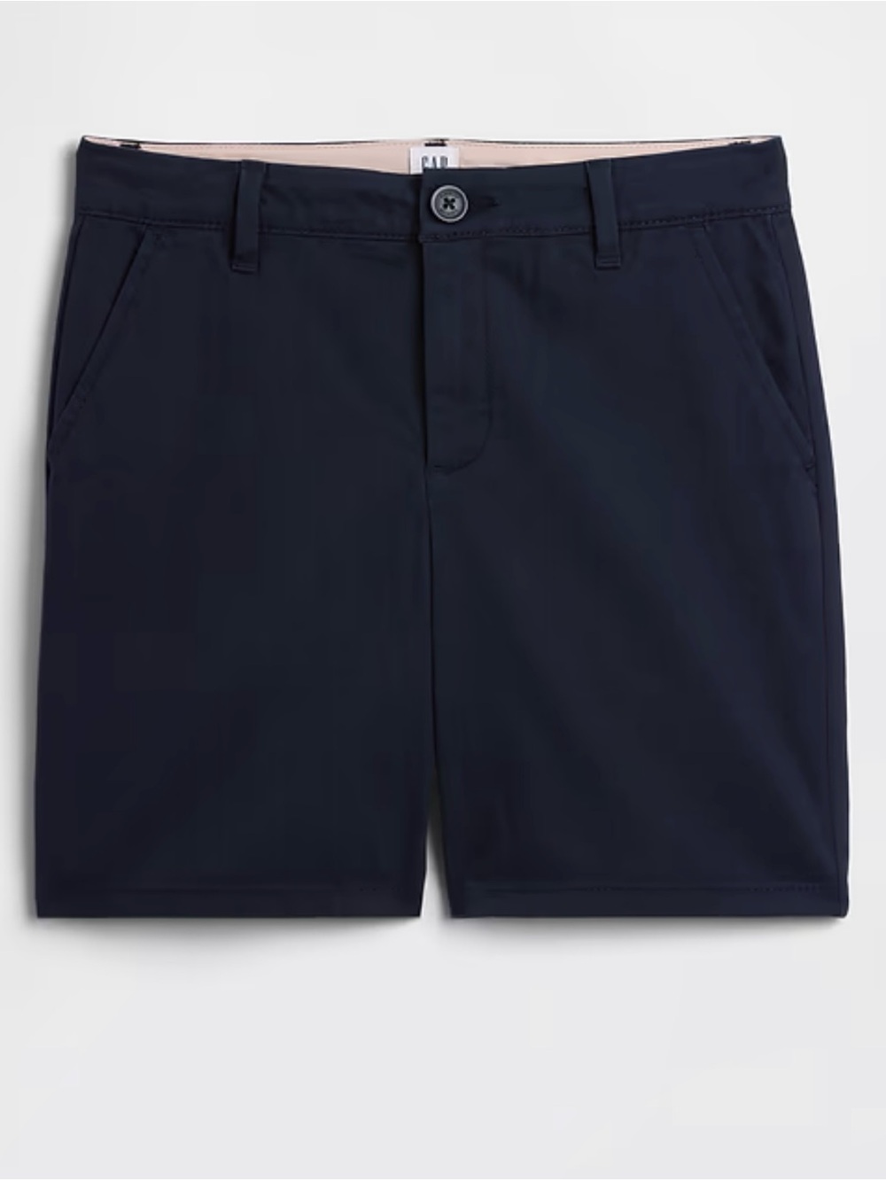 Gap Kids Girls Midi Uniform Preppy Khaki Navy Blue School Shorts Size 14 Slim
